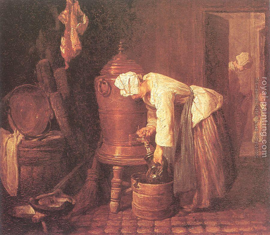 Jean Baptiste Simeon Chardin : Woman at the Urn